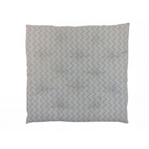 Fine Zigzag stoelkussen taupe 40x40cm+5cm 