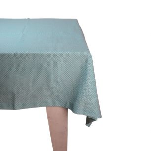 Tablecover Little Diamond Nappe textile aqua 140x250cm 