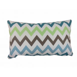 Multi Zigzag coussin multicolore 30x50cm 