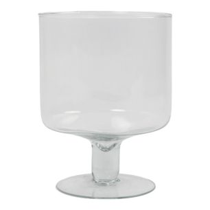 Yvonne Hurricane Vase sur pied h24 d19 