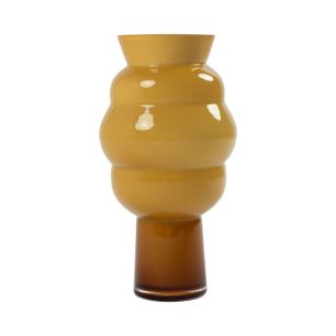 Vase Volterra bernsteinfarben h35,8 d18,2cm (cc)