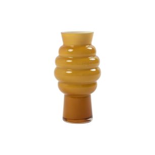 Vase Serina bernsteinfarben h22,7 d11,6cm (cc)