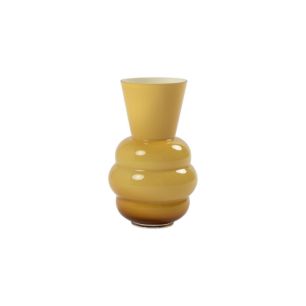 Vase Nivelle bernsteinfarben h20 d11,8cm (cc)