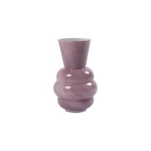 Vase Nivelle Puder violett h20 d11,8cm (cc)