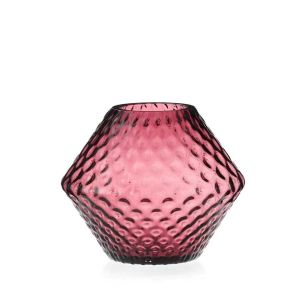 Vase Bellora red h15 d18cm (cc)
