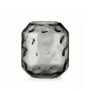 Vase Caspia smoke grey h29 d25cm (cc)