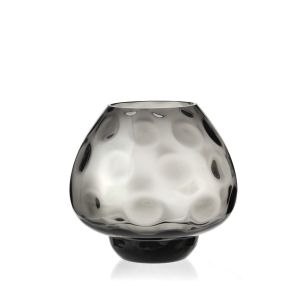 Vase Isola smoke grey h22 d24cm (cc)