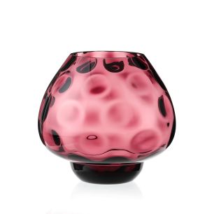 Vase Isola red h26 d28cm (cc)