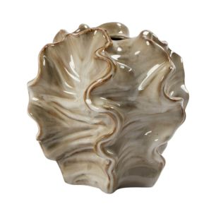 Vase Adam Keramik grün grau h19.5 d21cm