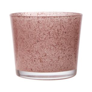 Conner Planter Glass Granite red h9 d10 