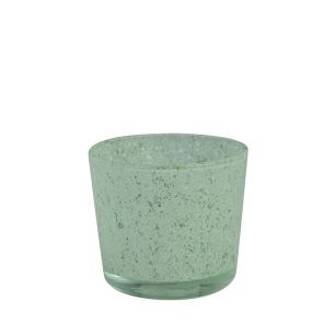 Conner Bloempot glas Granite groen h9 d10 