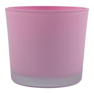 Conner Blumentopf Glas matt Orchidee h12,5 d14,5 