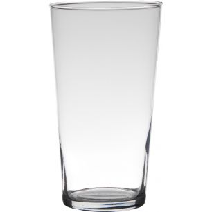 Essentials mondgeblazen Conische vaas  h25 d14 