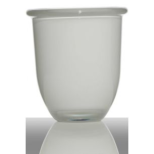 Cosmo Regular Planter Glass white h17,2 d15,6 