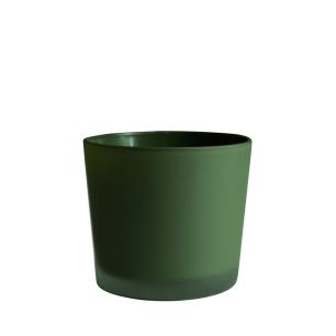 Conner Matt Blumentopf Glas Mystisches Grün h11 d11,5 