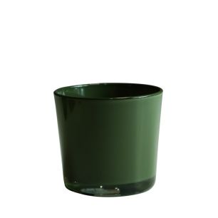 Conner Regular Blumentopf Glas Mystisches Grün h11 d11,5 