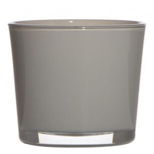 Conner Regular Planter Glass mouse grey h9 d10 