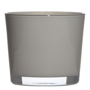 Conner Regular Planter Glass mouse grey h12,5 d14,5 