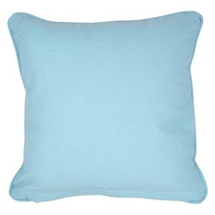 Cushion Duo face 40x40 turquoise 