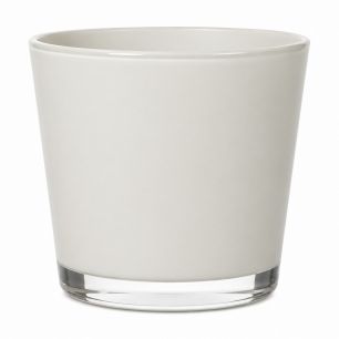 Conner Cache-Pot regular blanc h7,3 d7,5