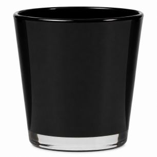 Conner Cache-Pot regular noir h7,3 d7,5