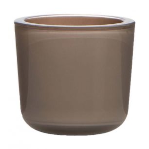 Cooper Regular Planter Glass nature brown h13 d14 