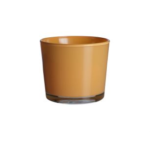 Conner Regular Planter Glass tangerine orange h12,5 d14,5 