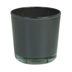 Conner Regular Planter Glass warm grey h19 d19 