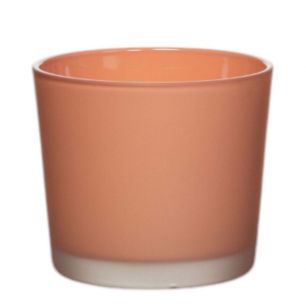 Conner Planter Glass matt carnelian red h9 d10 