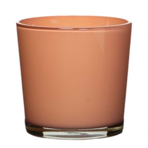 Conner Planter Glass regular carnelian red h16 d17 