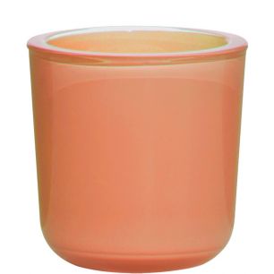 Cooper Tealightholder regular apricot orange h7,5 d7,5 