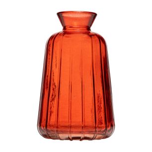 Linnea Vase bouteille orange h10,7 d6,5 