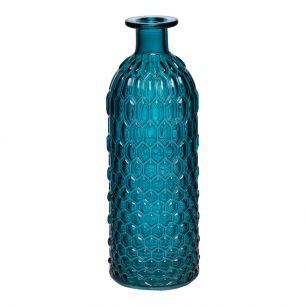 Elliana Bottle Vase dark blue h26 d9 