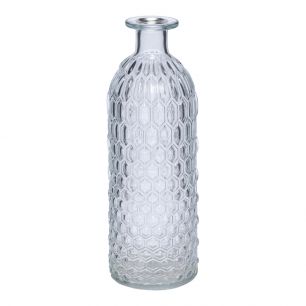 Elliana Bottle Vase clear h26 d9 