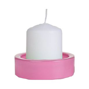 Plate Quinn pink H3 D9.5 