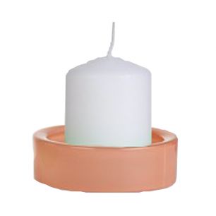 Plate Quinn peach H3 D9.5 