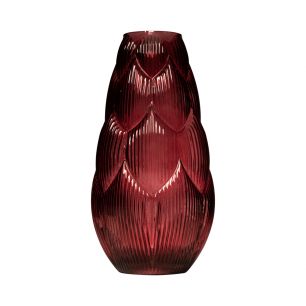 Artis Vase mit Fuß rot h35 d18 