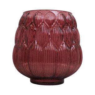 Artis Vase On Foot red h24 d24 