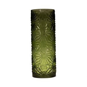 Floral Cylinder green h42 d15 