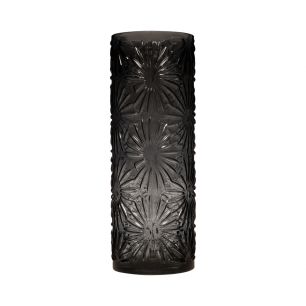 Floral Cylinder grey h42 d15 