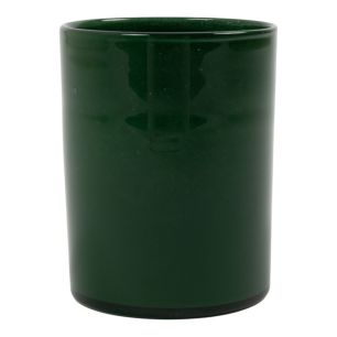 Cylinder Gaby Solid bottle green h15 d12