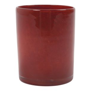 Cylinder Gaby Solid Red h15 d12