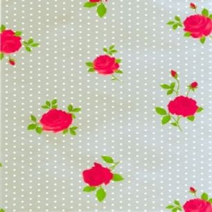 Snazzy Dots&Roses Zelfklevende Folie Mini rol zilver 45cmx2mtr