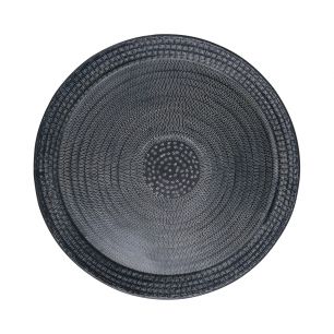  Metal Round Plate black D55