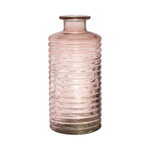 Line Vase bouteille rose h31 d14,5 