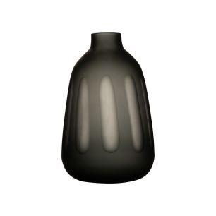 Vaas Nerida uitgesneden grijs h33,5 d21,5cm