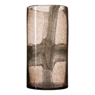 Auro Cylinder soufflé à la bouche vert blanc h39 d20cm