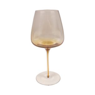 Smoke wijnglas amber H23 B10 