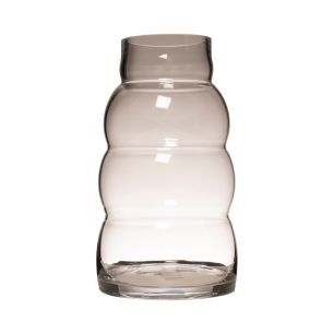 Ripple Vase bouteille transparent h25,8 d15 