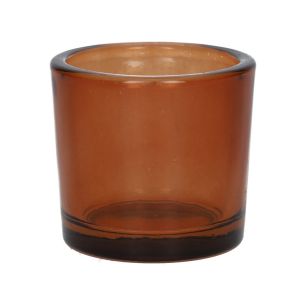 Candle Holder Espen1 Transparent Brown